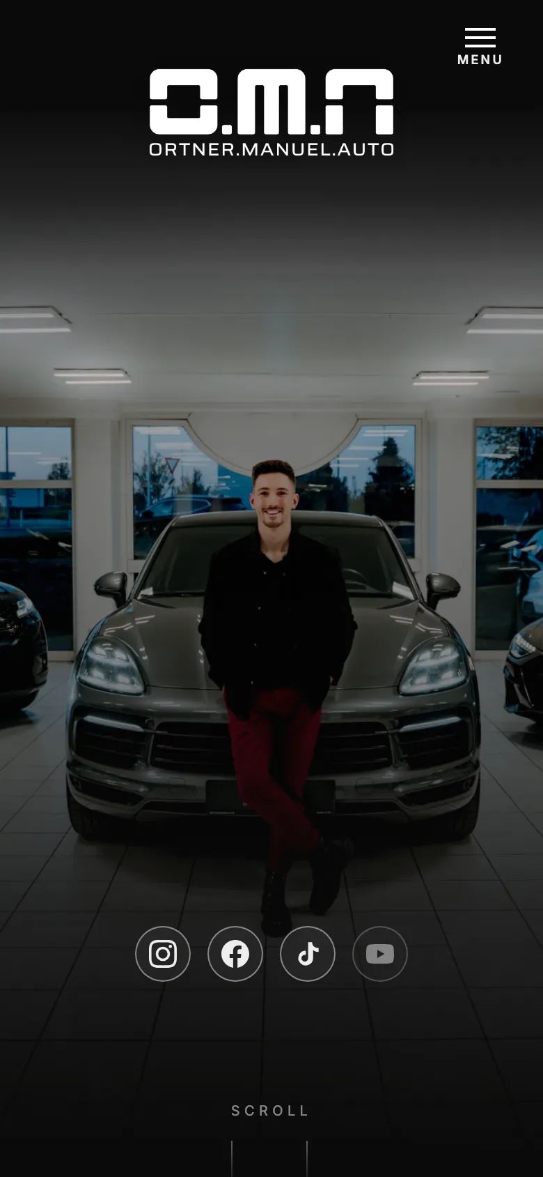 Startseite von om-auto.at am Handy